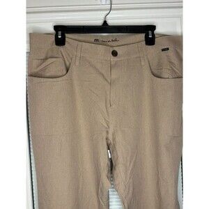 TravisMathew Men’s Tan Stretch Golf Pants 36x32